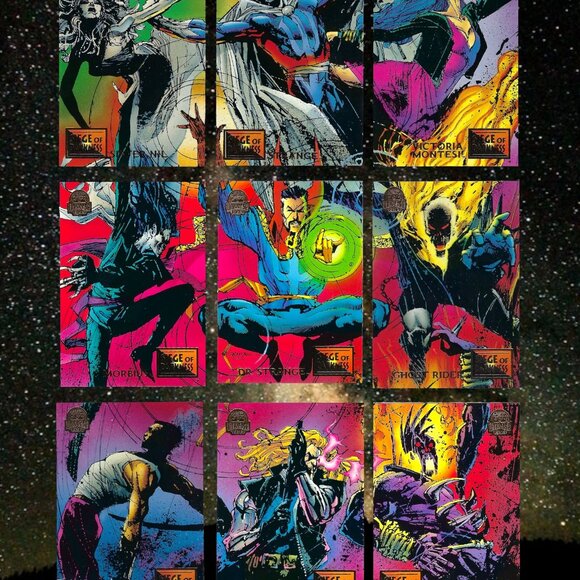 1994 Marvel Universe - Siege of Darkness Full Set of 9  - Mint - Picture 1 of 11